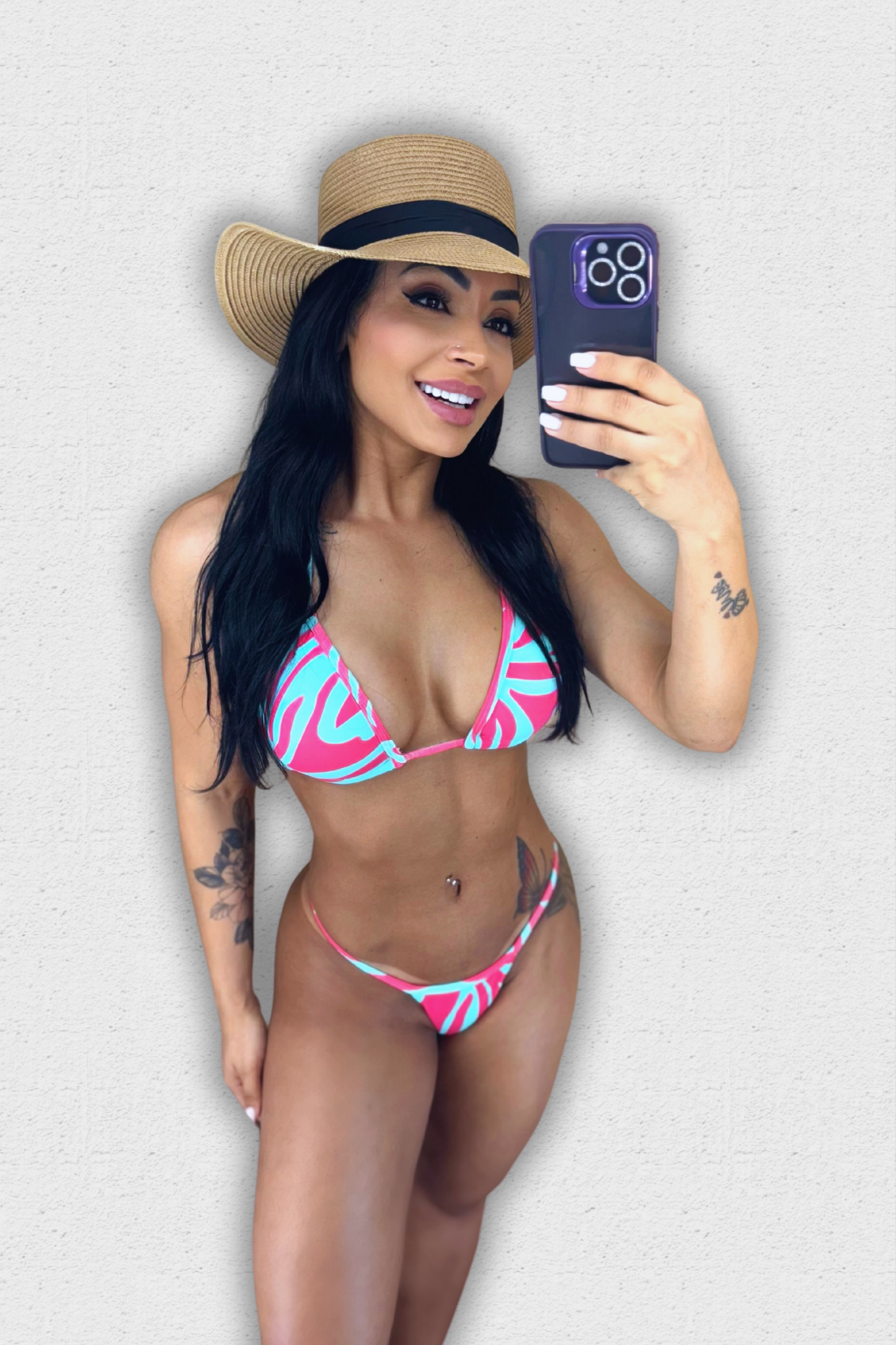 Biquíni Virginia Rosa e Azul