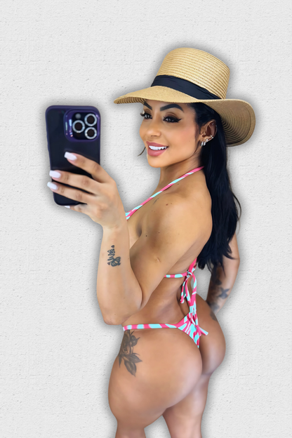 Biquíni Virginia Rosa e Azul