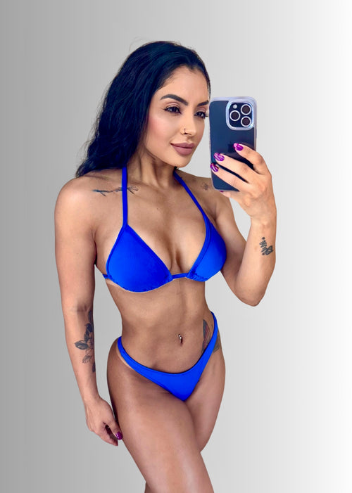 Biquíni para Bronzeamento Asa Delta Azul